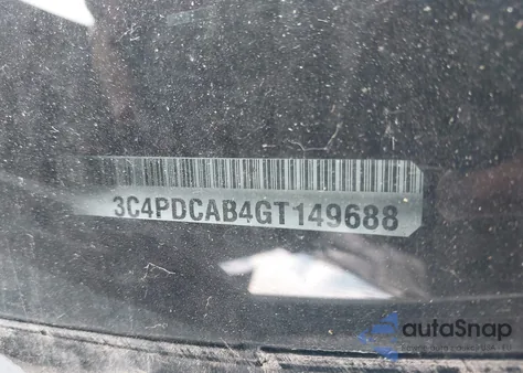 2016 Dodge Journey Se from USA, damaged, VIN 3C4PDCAB4GT149688